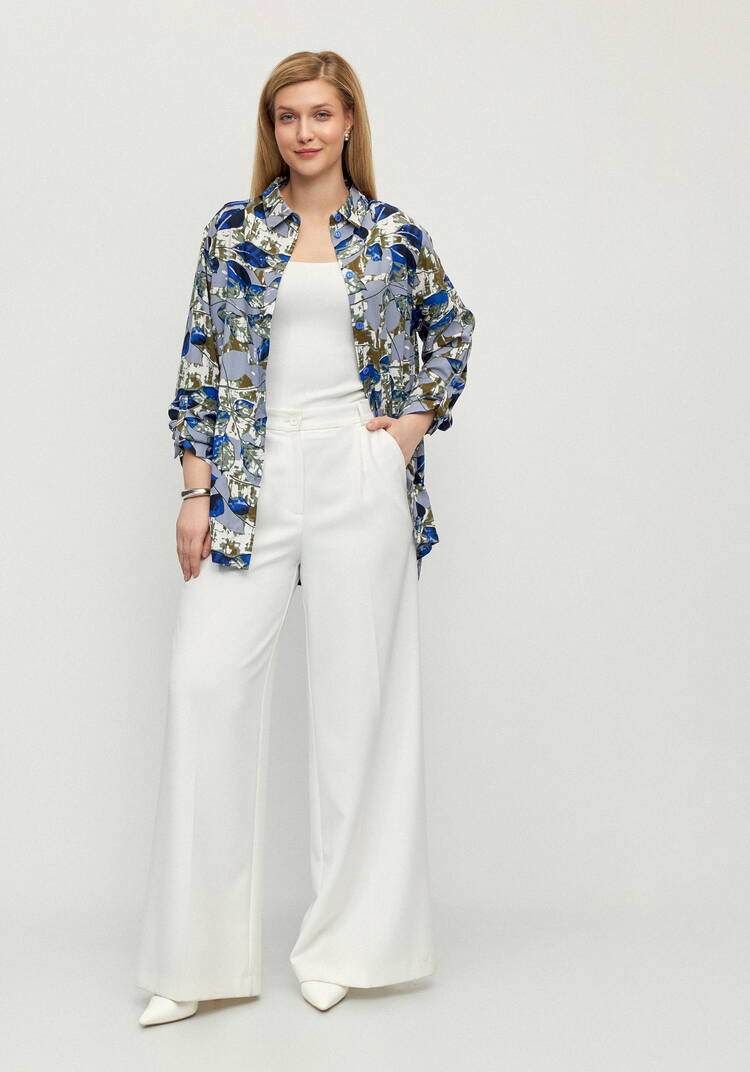 Блуза Калейдоскоп лепестков шир.  750, рис. 15