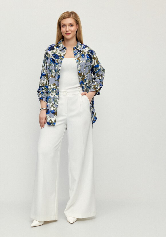 Блуза Калейдоскоп лепестков шир.  580, рис. 15