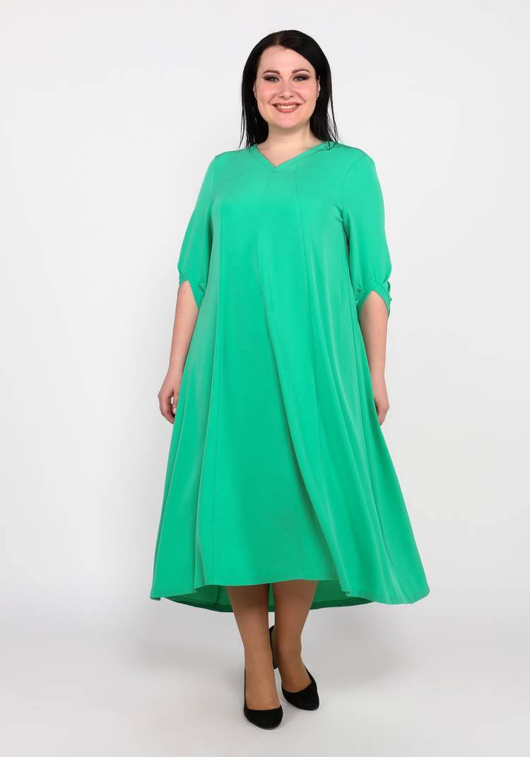 Платье свободного кроя с V-образным вырезом шир.  750, рис. 7