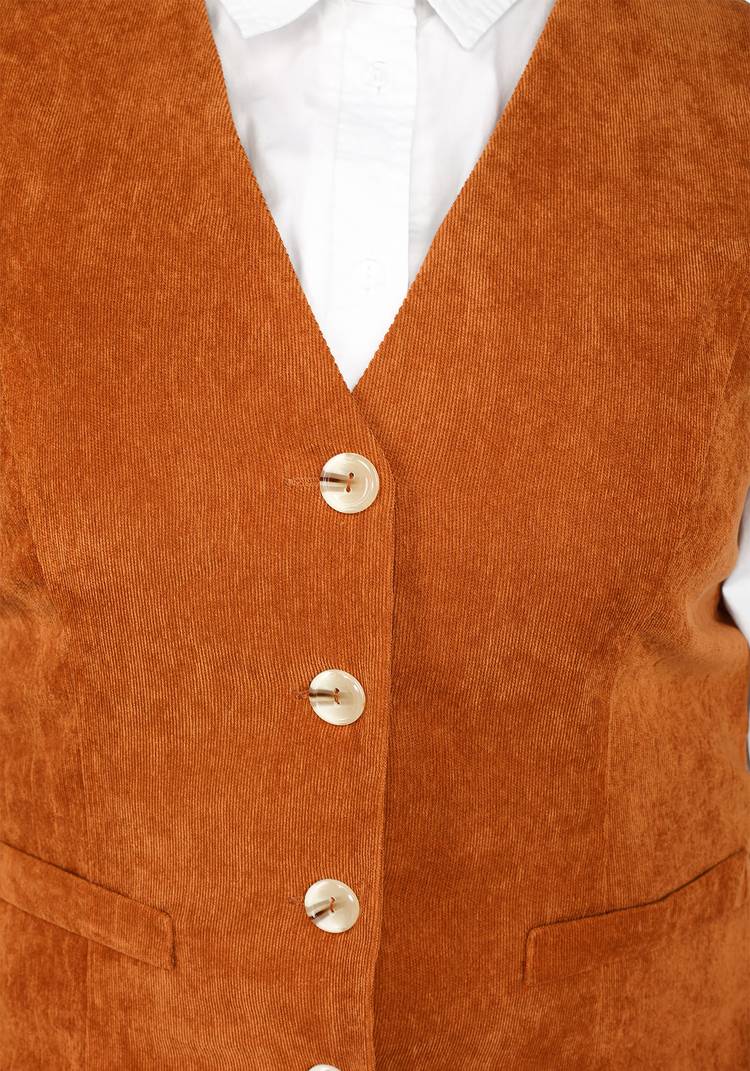 Жилет из вельвета шир.  750, рис. 12