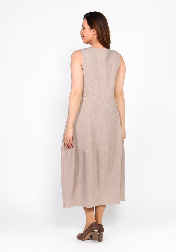 Сарафан однотонный свободного кроя шир.  580, рис. 8