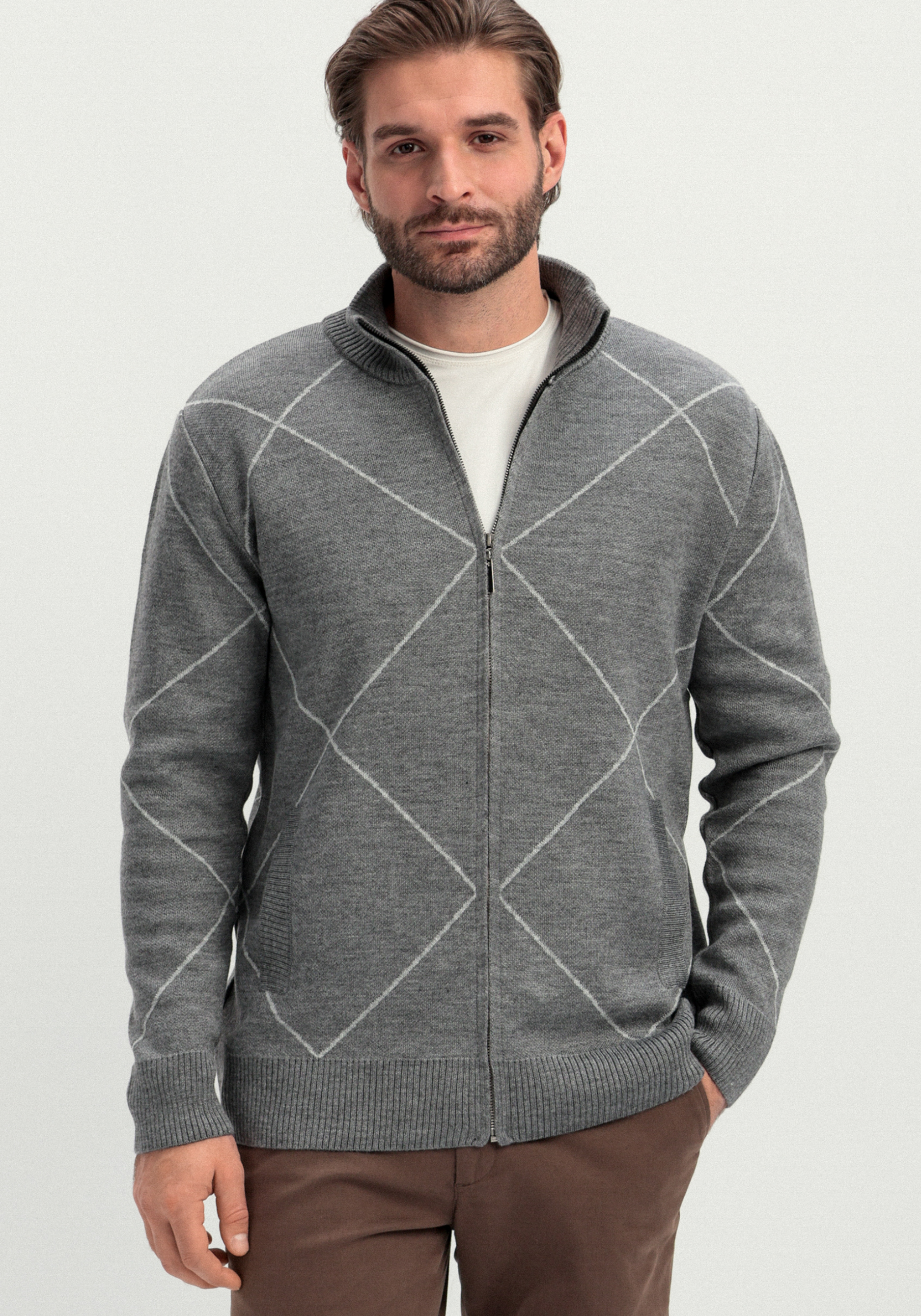 Кардиган на молнии с высокой горловиной 4999₽