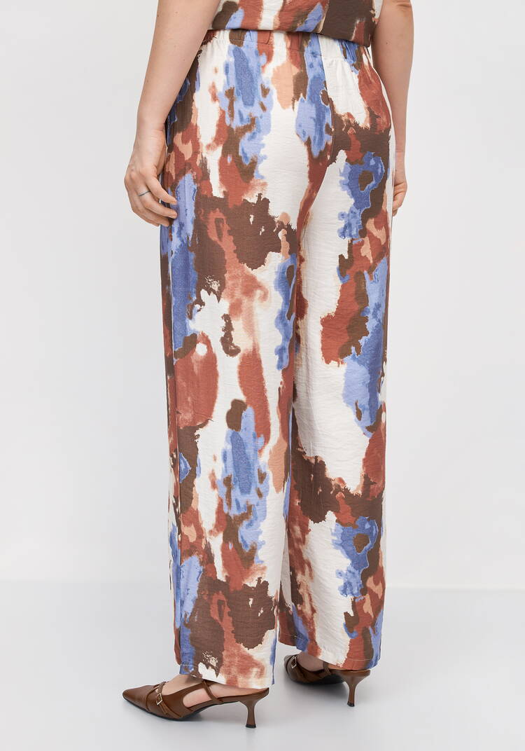 Костюм блуза и брюки с принтом шир.  750, рис. 12