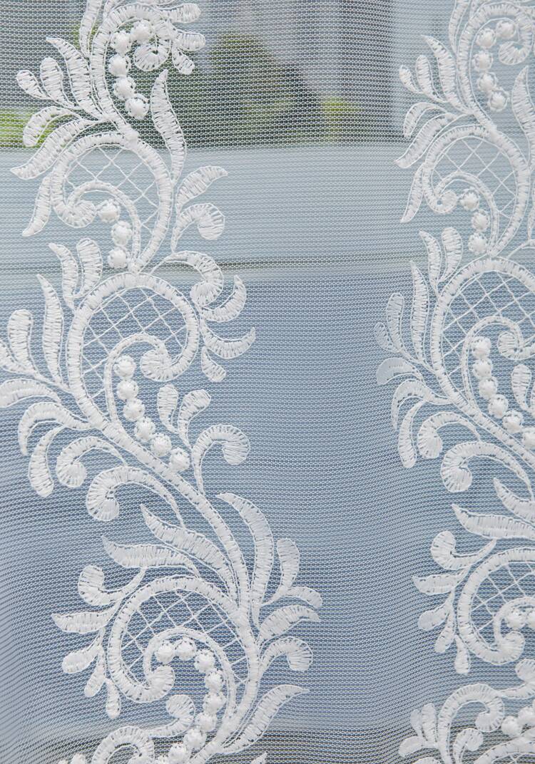 Тюль-сетка с вышивкой шир.  750, рис. 16