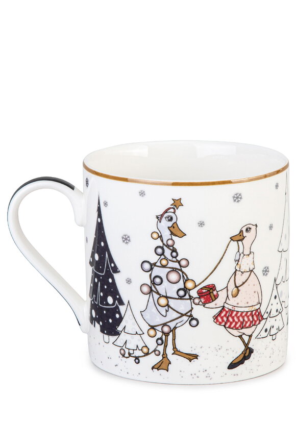 Кружки из фарфора Семейный праздник, 2 шт. шир.  580, рис. 4