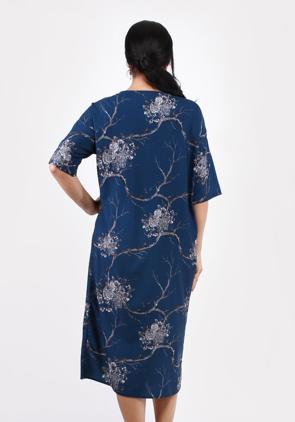 Платье свободного кроя с рукавом 1/2 шир.  580, рис. 2