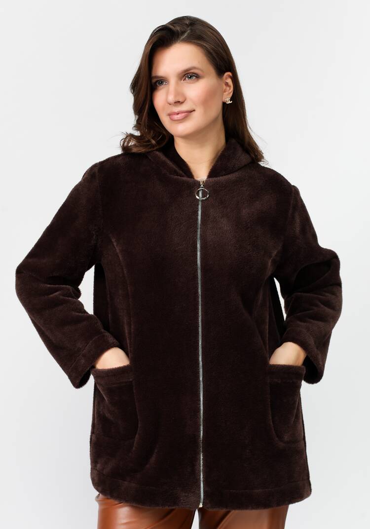 Толстовка плюшевая на молнии с капюшоном шир.  750, рис. 8