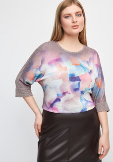 Блуза со стразами Амилия