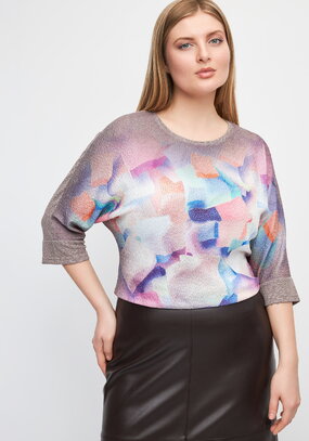 Блуза со стразами Амилия