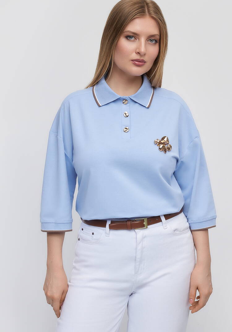 Поло с декоромДинамика стиля шир.  750, рис. 1