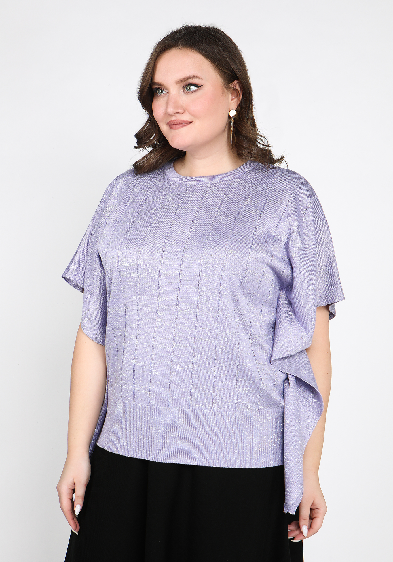 Джемпер с рукавом "бабочка"