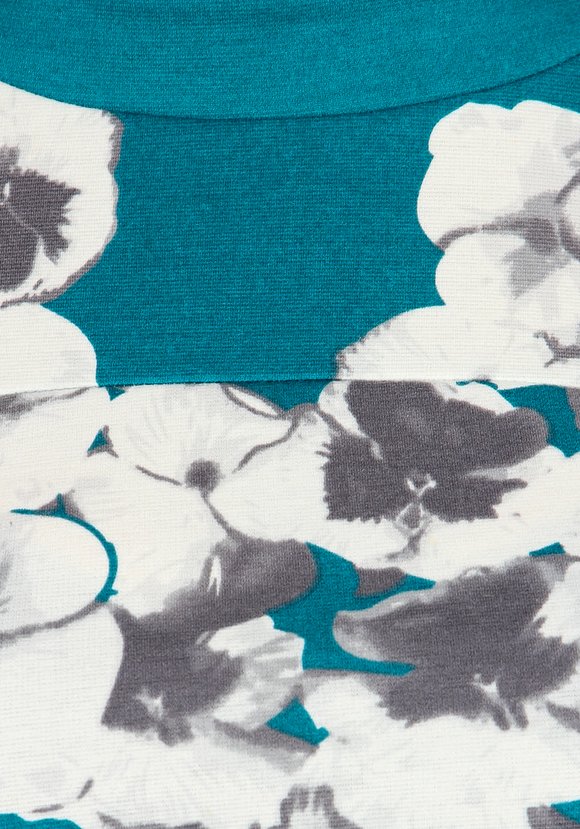 Платье с цветочным принтом и рукавом 1/2 шир.  580, рис. 6