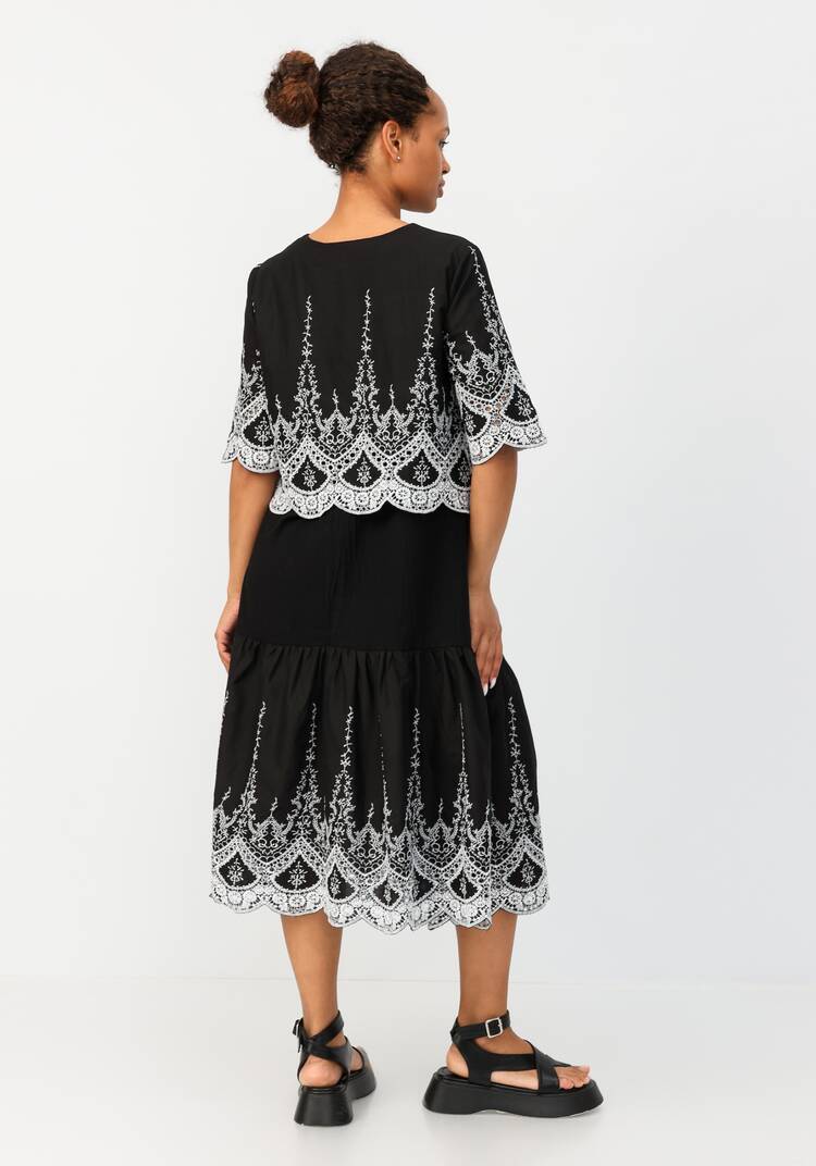 Платье свободного кроя с вышивкой шир.  750, рис. 11