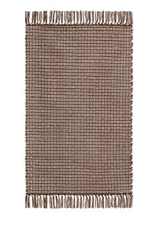 Коврик из хлопка с бахромой