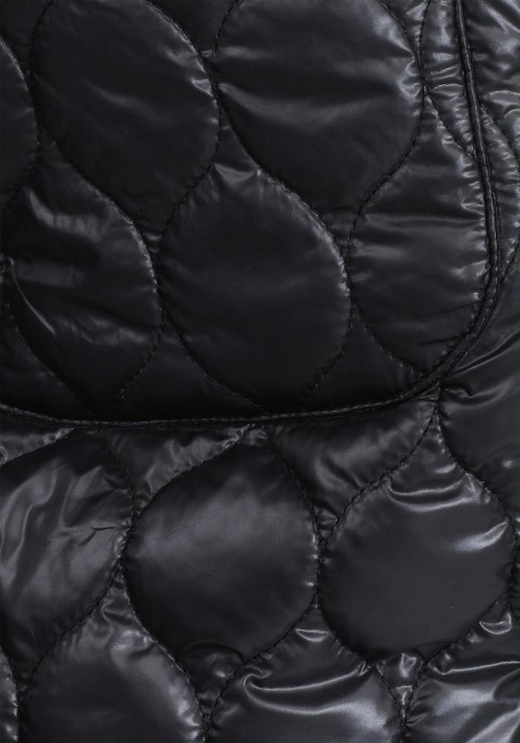 Пальто стеганое с меховым воротником шир.  580, рис. 23