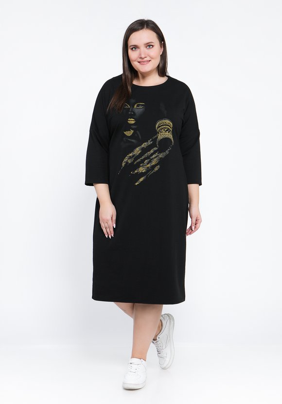 Платье Роскошная леди шир.  580, рис. 5