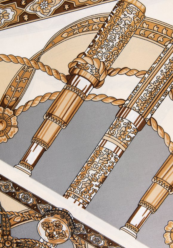 Платок шелковый Клео шир.  580, рис. 12