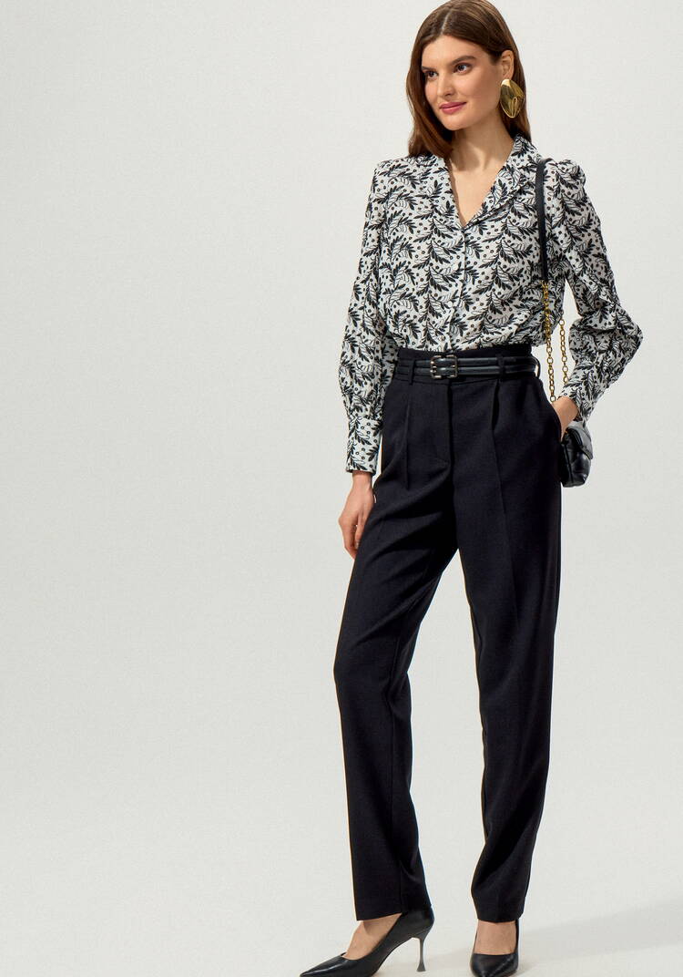 Брюки из костюмной ткани со стрелками шир.  750, рис. 7