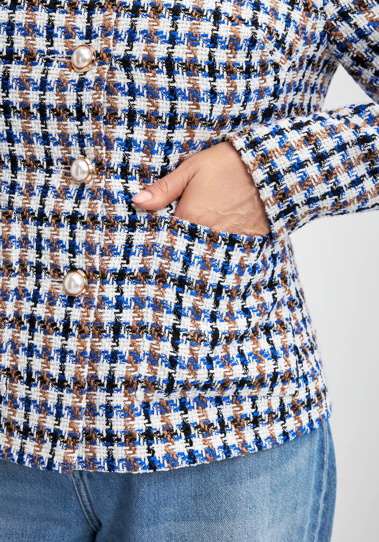 Жакет в клетку из твида Кэмерон шир.  750, рис. 6