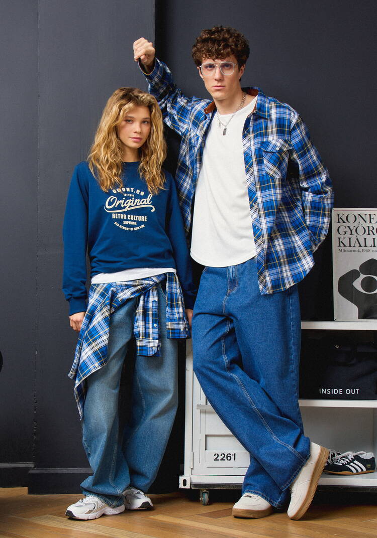 Рубашка в клетку с нагрудными карманами шир.  750, рис. 16