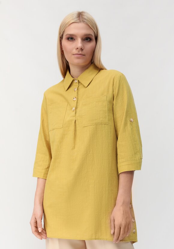 Туника с декоративными пуговицами Тина шир.  580, рис. 14