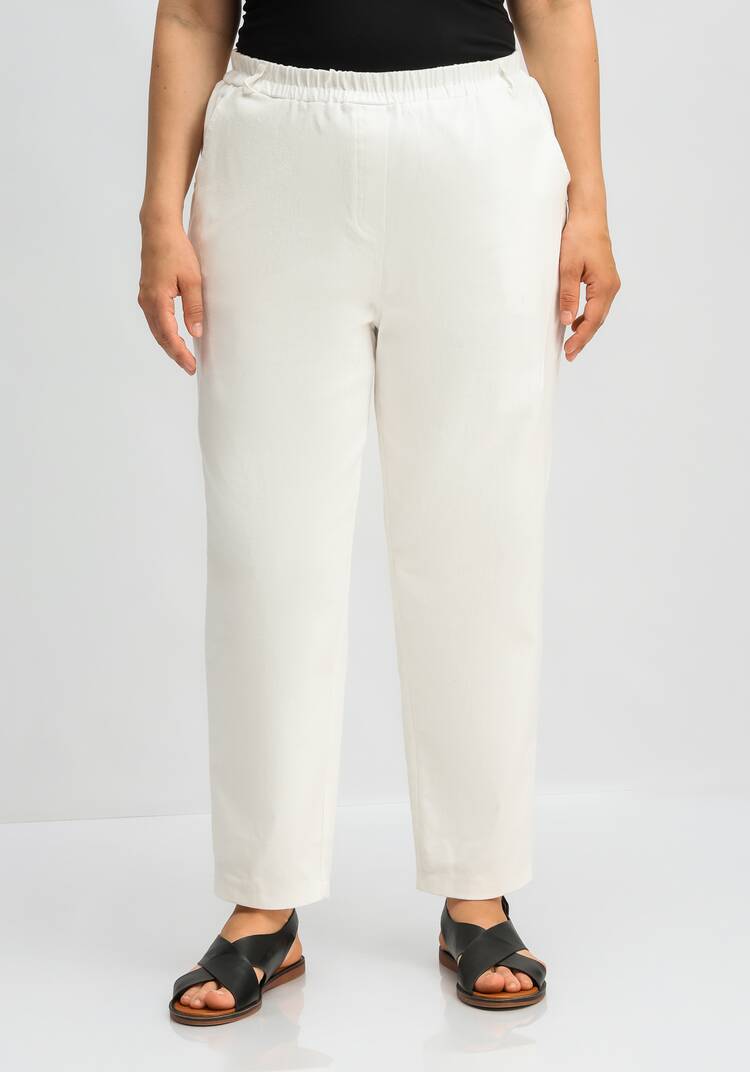 Брюки с контрастной отделкой шир.  750, рис. 20