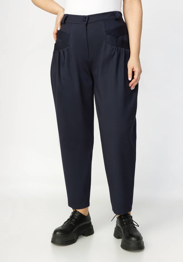 Брюки женские бананы свободного кроя шир.  750, рис. 13