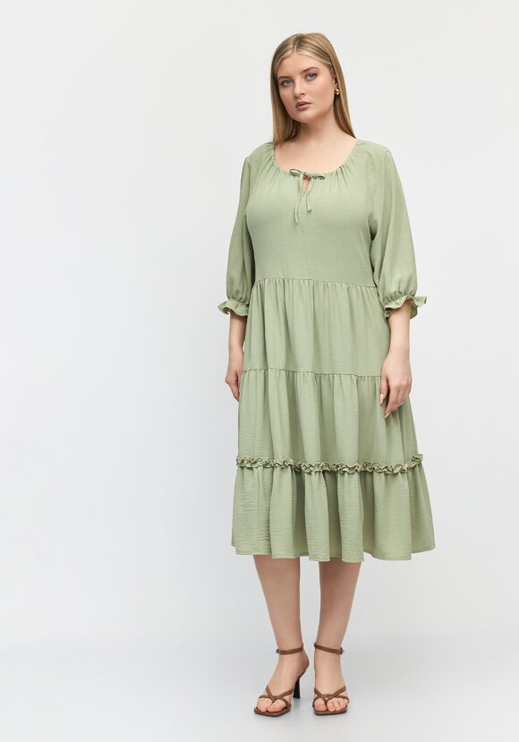 Платье однотонное Кристи шир.  580, рис. 13