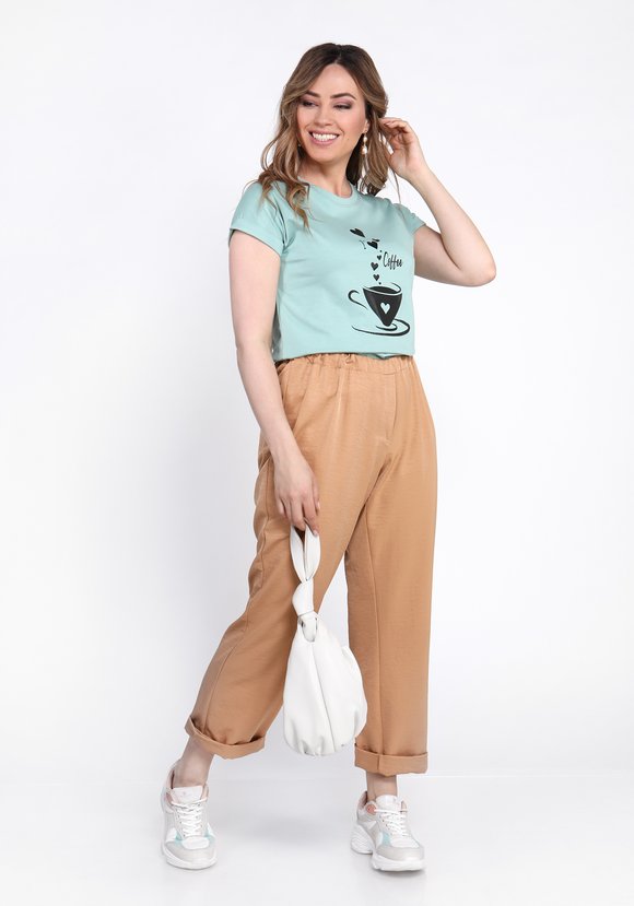 Блуза с принтом Адель шир.  580, рис. 1