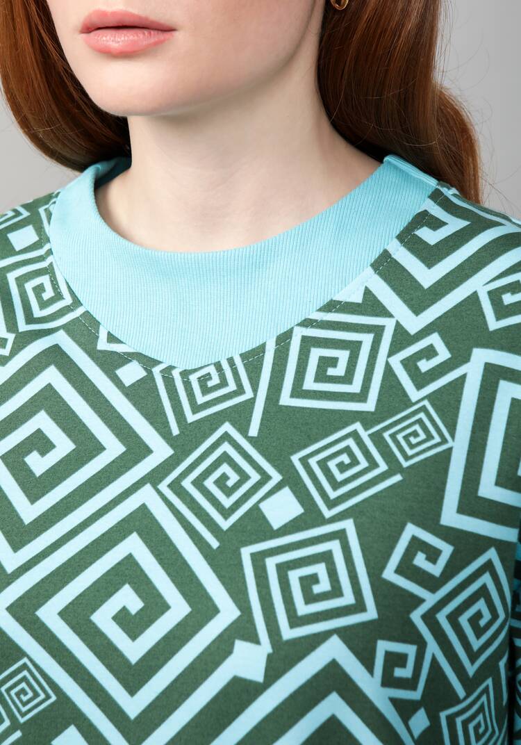 Джемпер из трикотажной ткани шир.  750, рис. 5