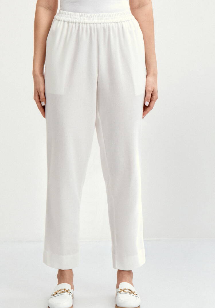 Брюки прямые изо льна шир.  750, рис. 12