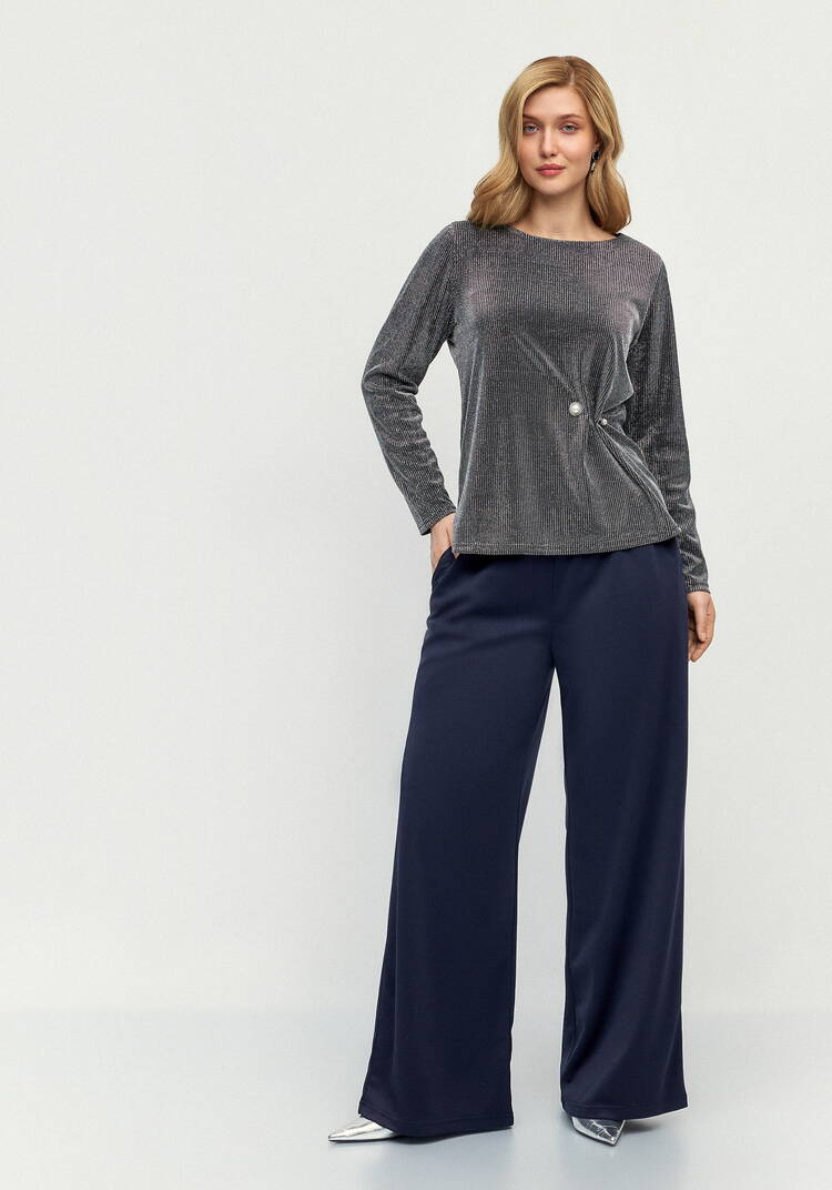 Брюки широкие трикотажные шир.  750, рис. 24