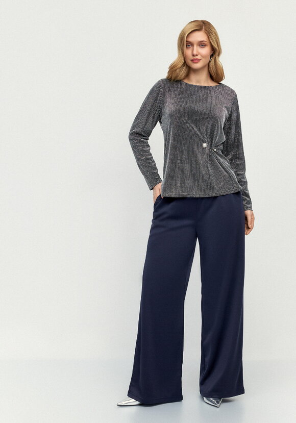 Брюки широкие трикотажные шир.  580, рис. 24