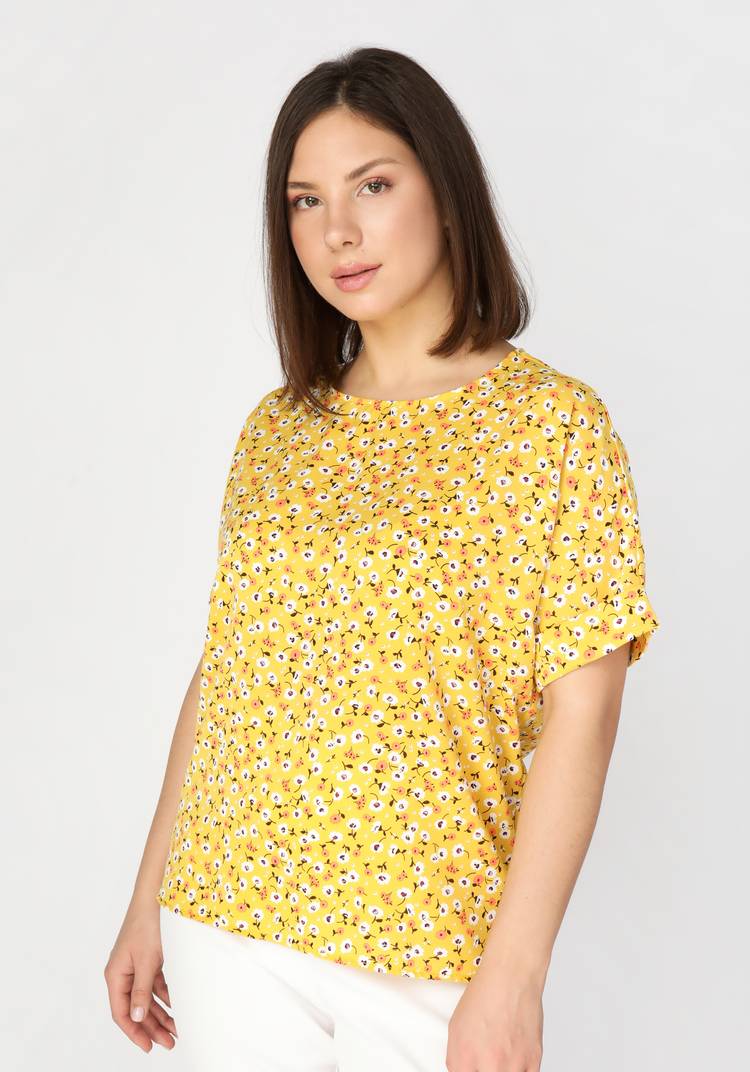 Блуза с цветочным принтом Оливия шир.  750, рис. 16