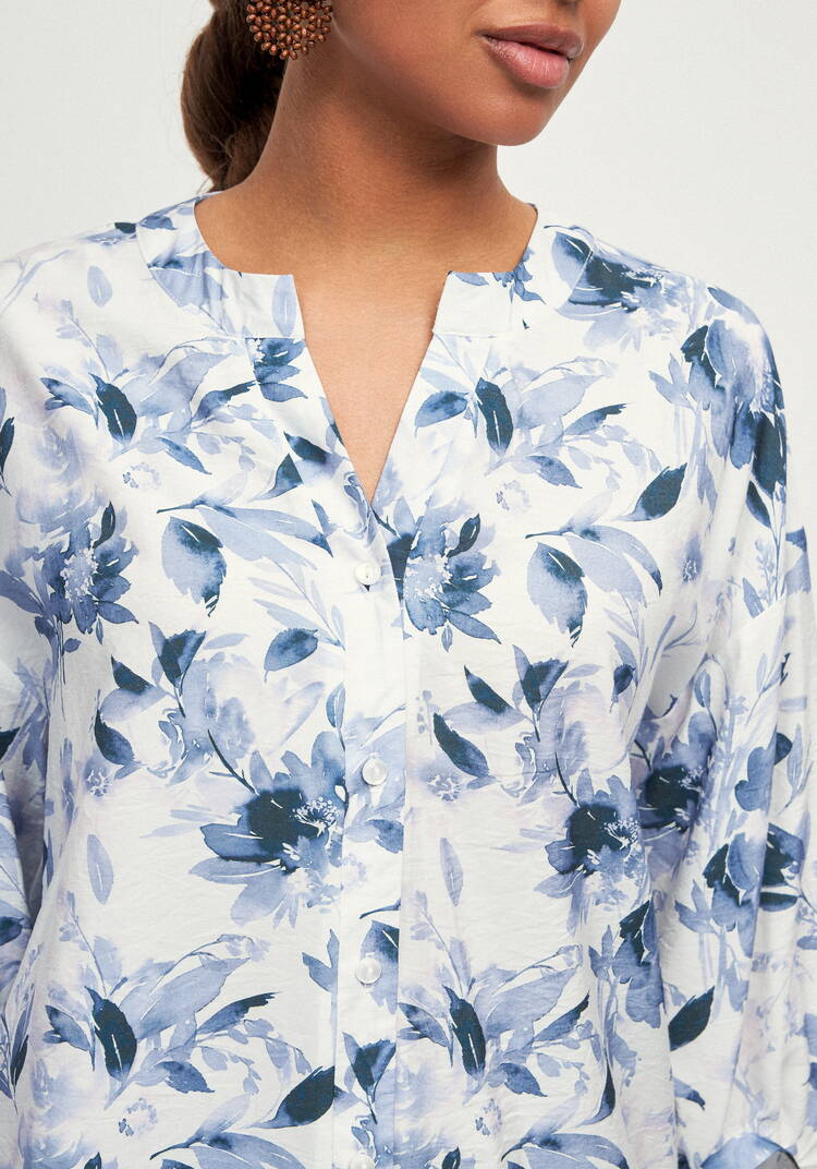 Блуза изо льна с принтом Эмилия шир.  750, рис. 13