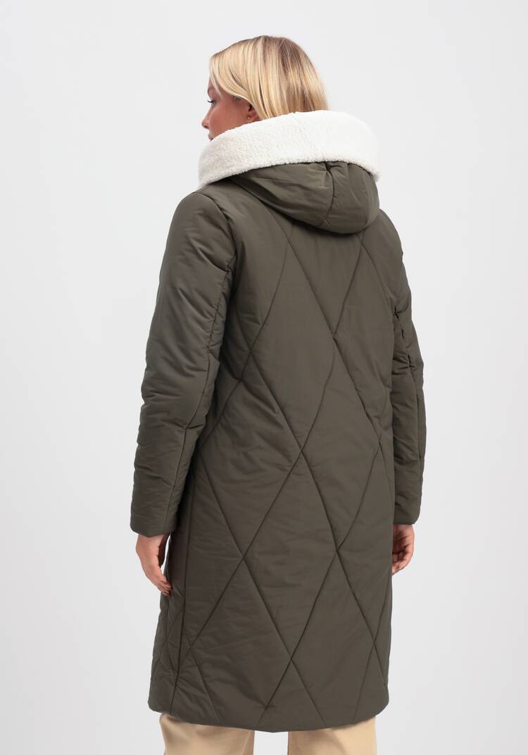 Пальто с меховой опушкой и капюшоном шир.  750, рис. 12