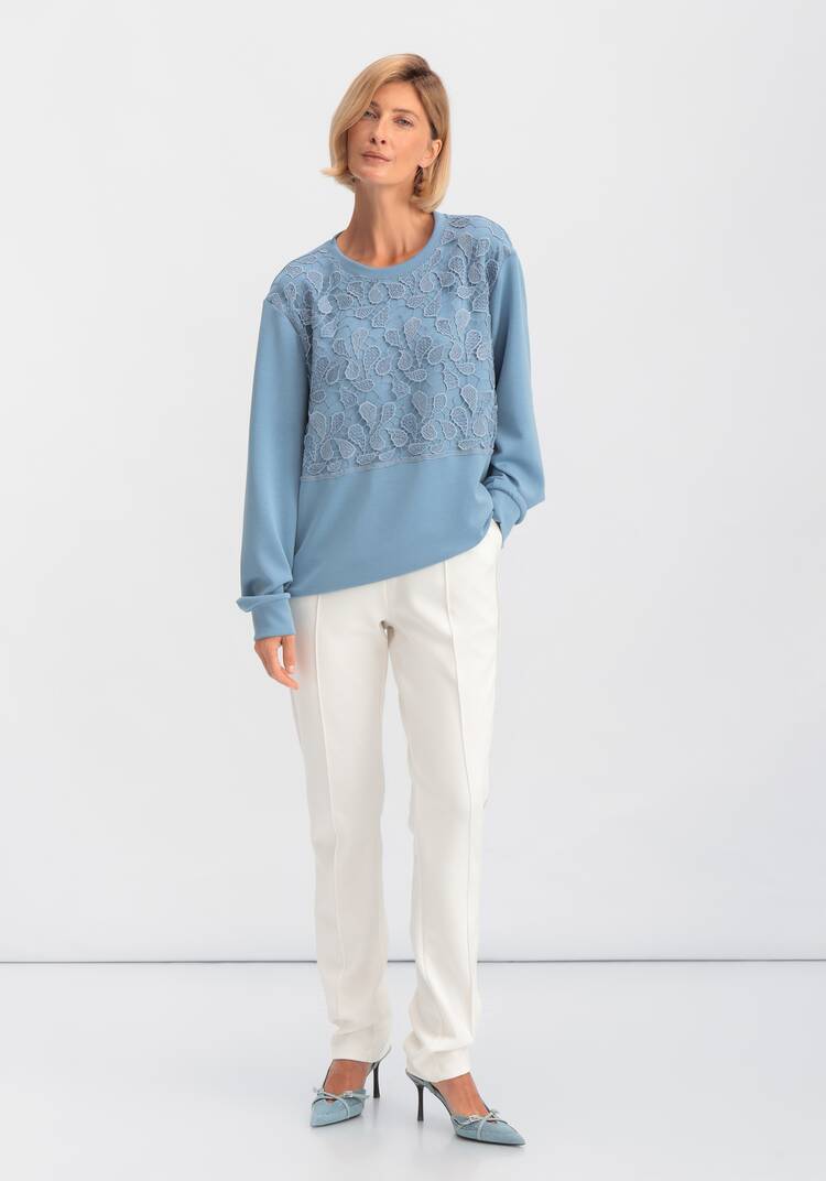 Свитшот с ажурным декором шир.  750, рис. 17