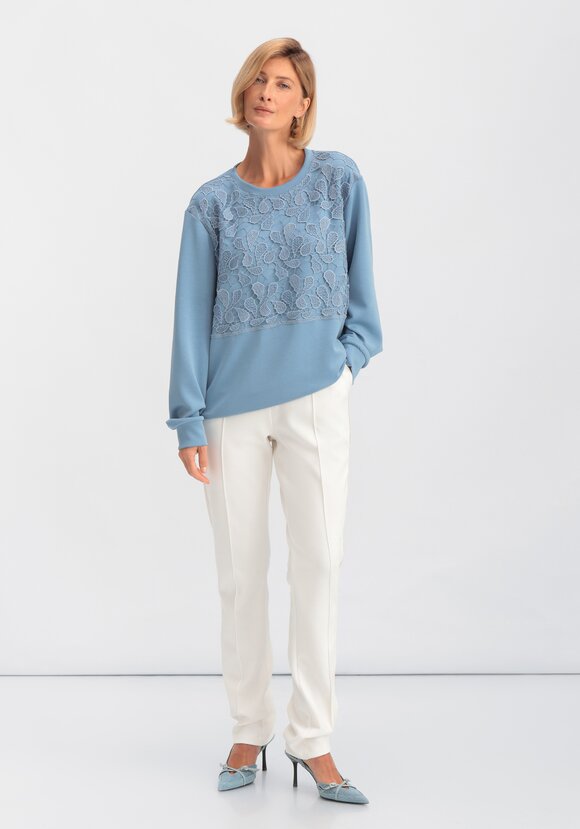 Свитшот с ажурным декором шир.  580, рис. 17