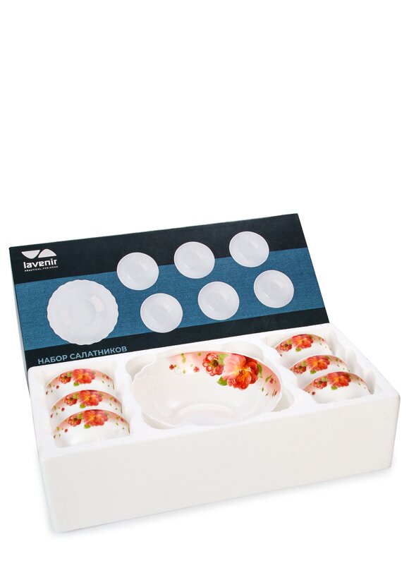 Набор стеклокерамических салатников, 7 шт. шир.  580, рис. 30