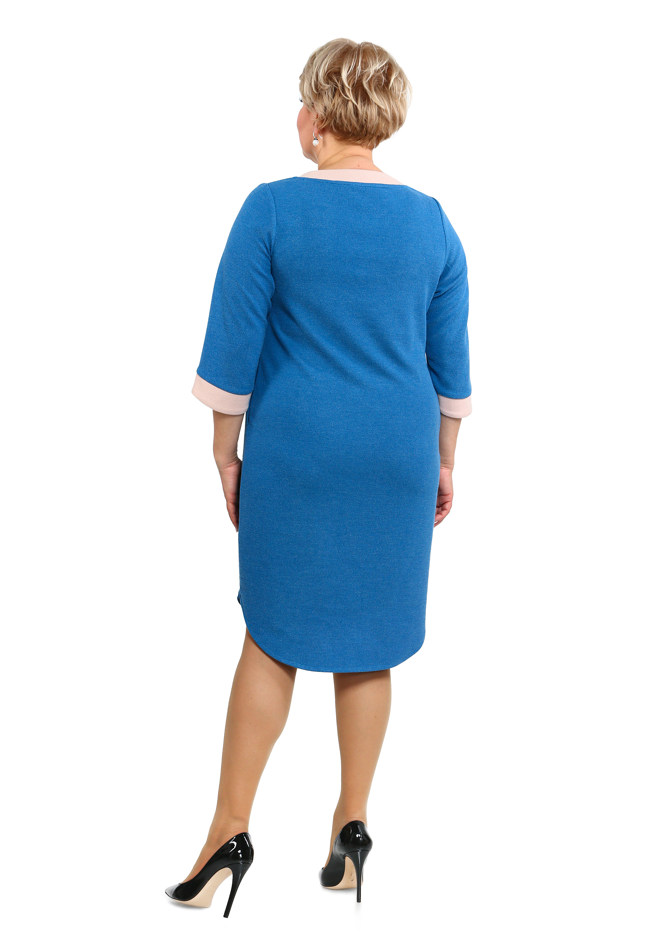 Платье "Женственная классика" Sarah Morenberg, размер 48, цвет синий - фото 3
