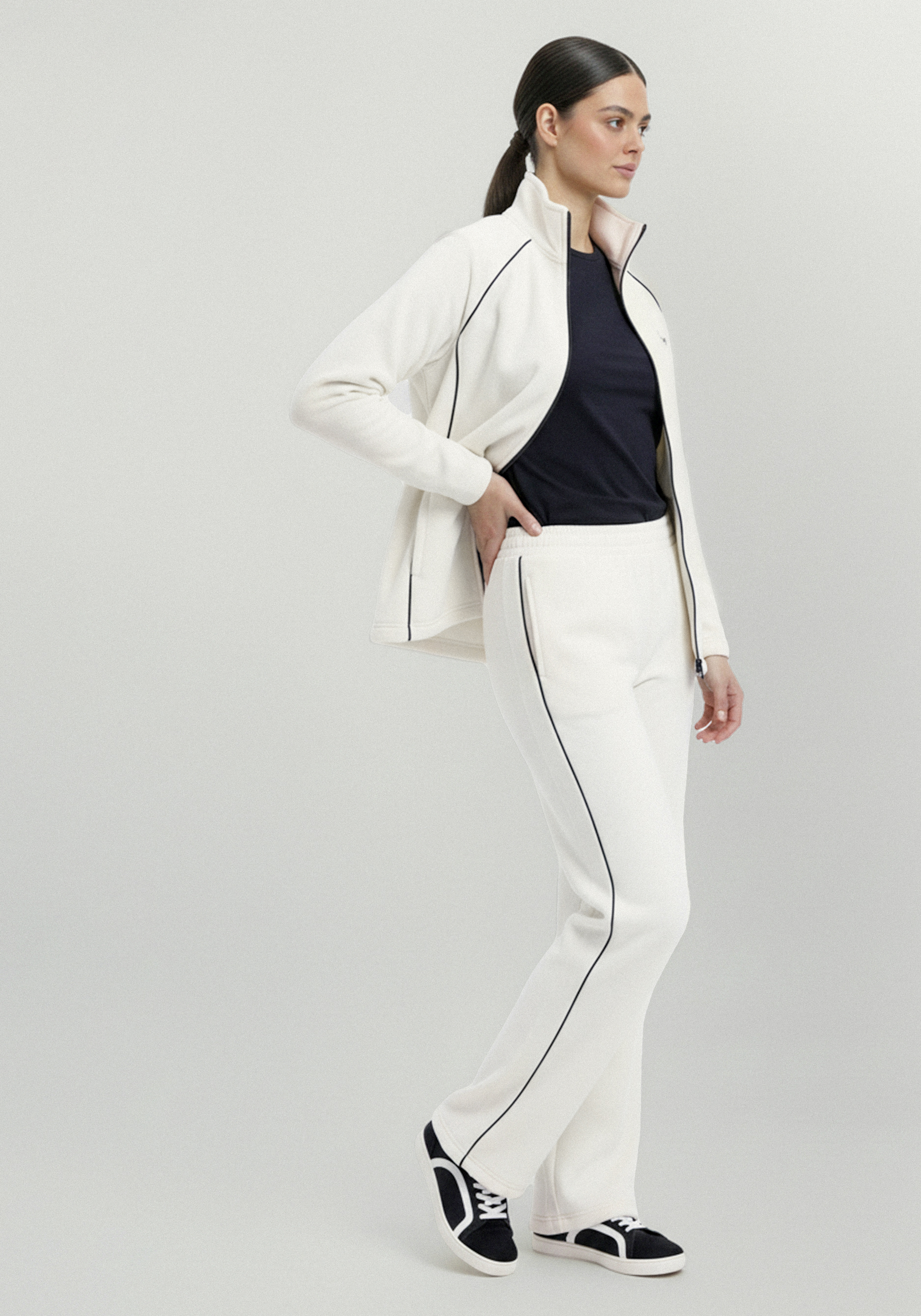 Брюки с кантами Лесли