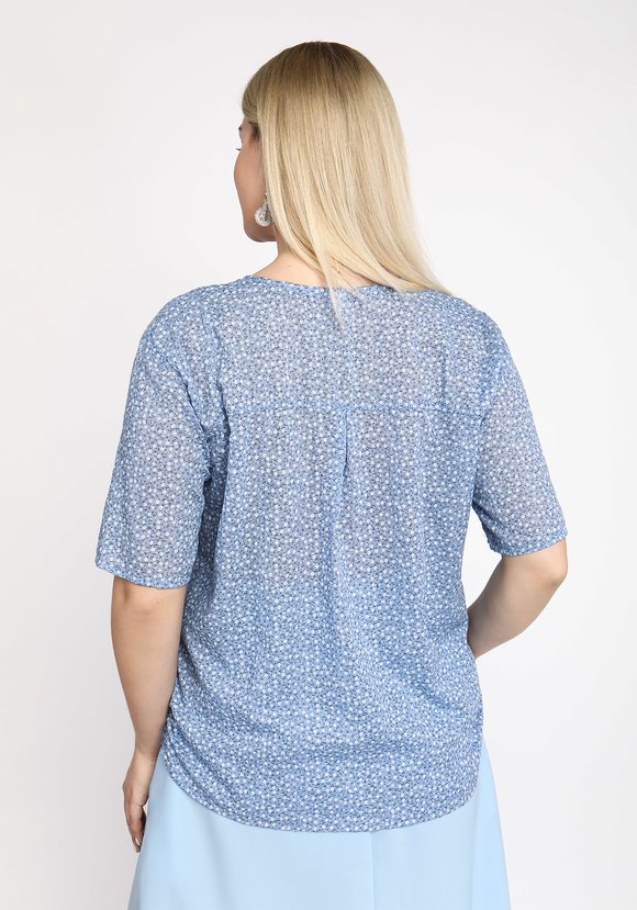 Блуза Карамельные мечты шир.  580, рис. 3