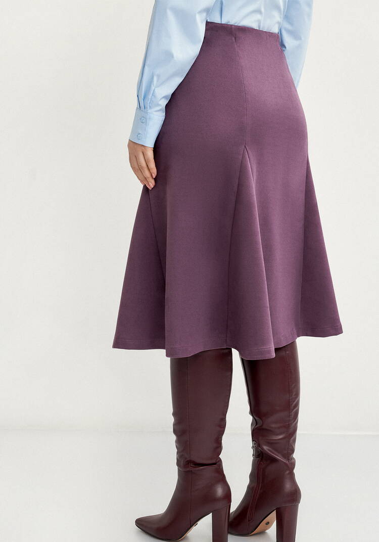 Юбка-годе из эко-замши шир.  750, рис. 10