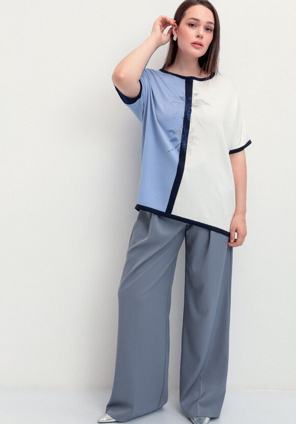 Блуза Ассие шир.  580, рис. 2