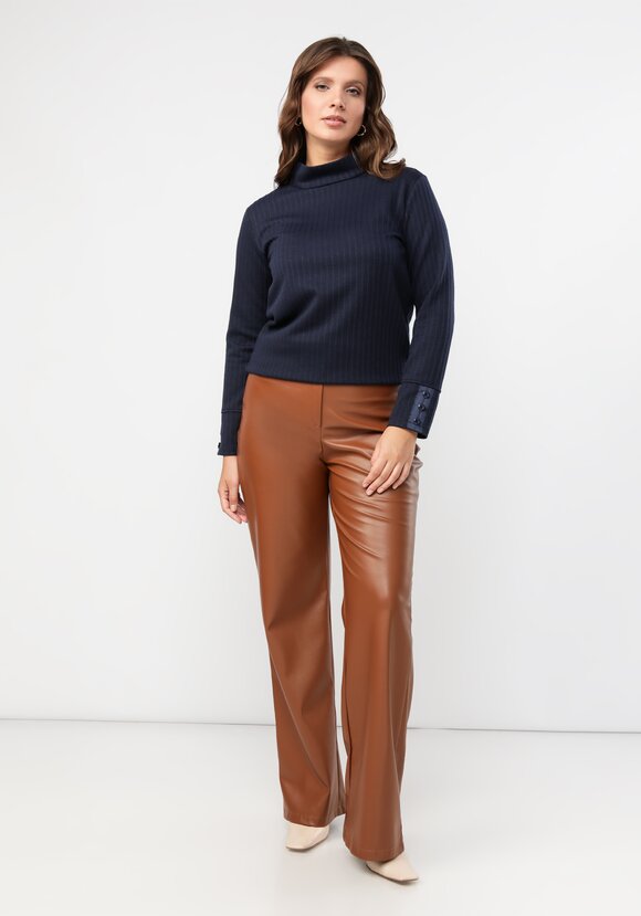 Водолазка с декором на рукавах шир.  580, рис. 21