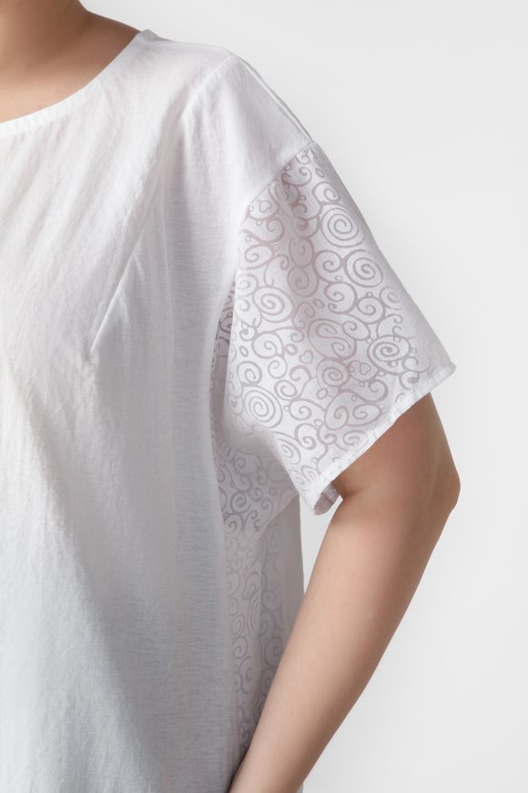 Блуза Грациозная леди шир.  580, рис. 7