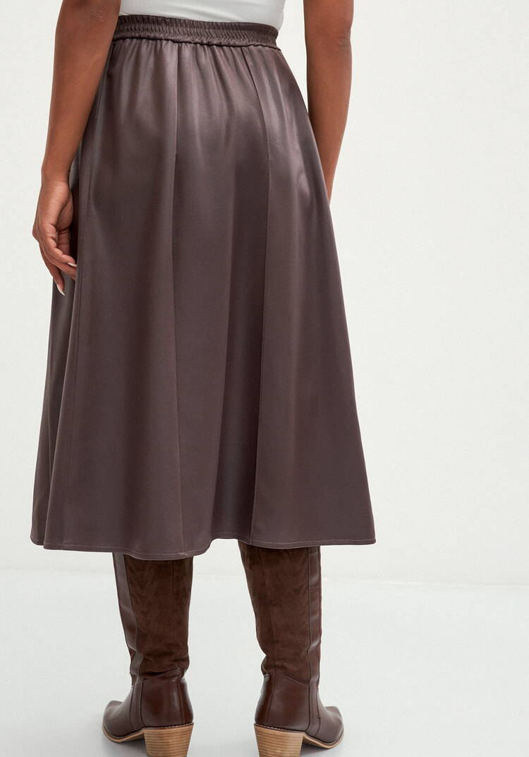 Юбка А-образного кроя трикотажная шир.  750, рис. 3