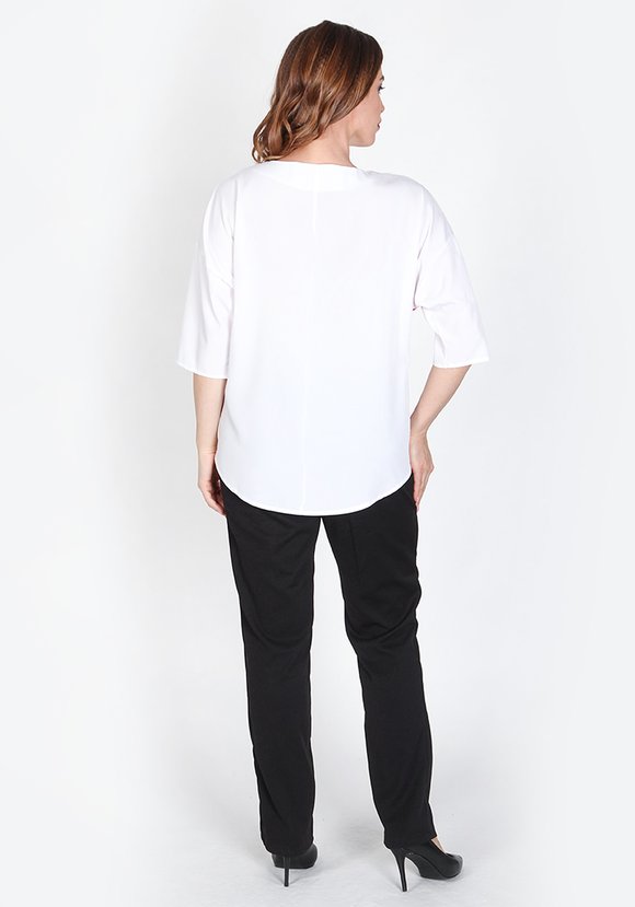 Туника Цветочный ноктюрн шир.  580, рис. 17