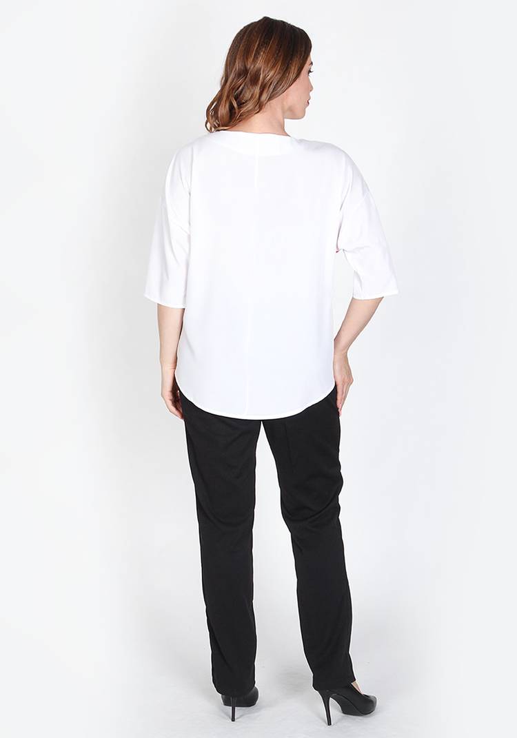 Туника Цветочный ноктюрн шир.  750, рис. 17