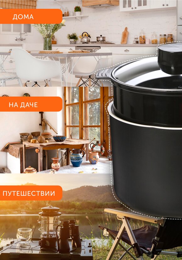 Электрокастрюля 4 в 1 шир.  580, рис. 4